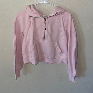 Lululemon Strawberry Milkshake half zip scuba size XS/S